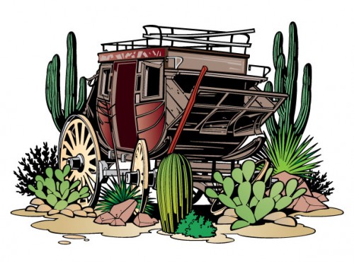 carreta-vieja-vector]